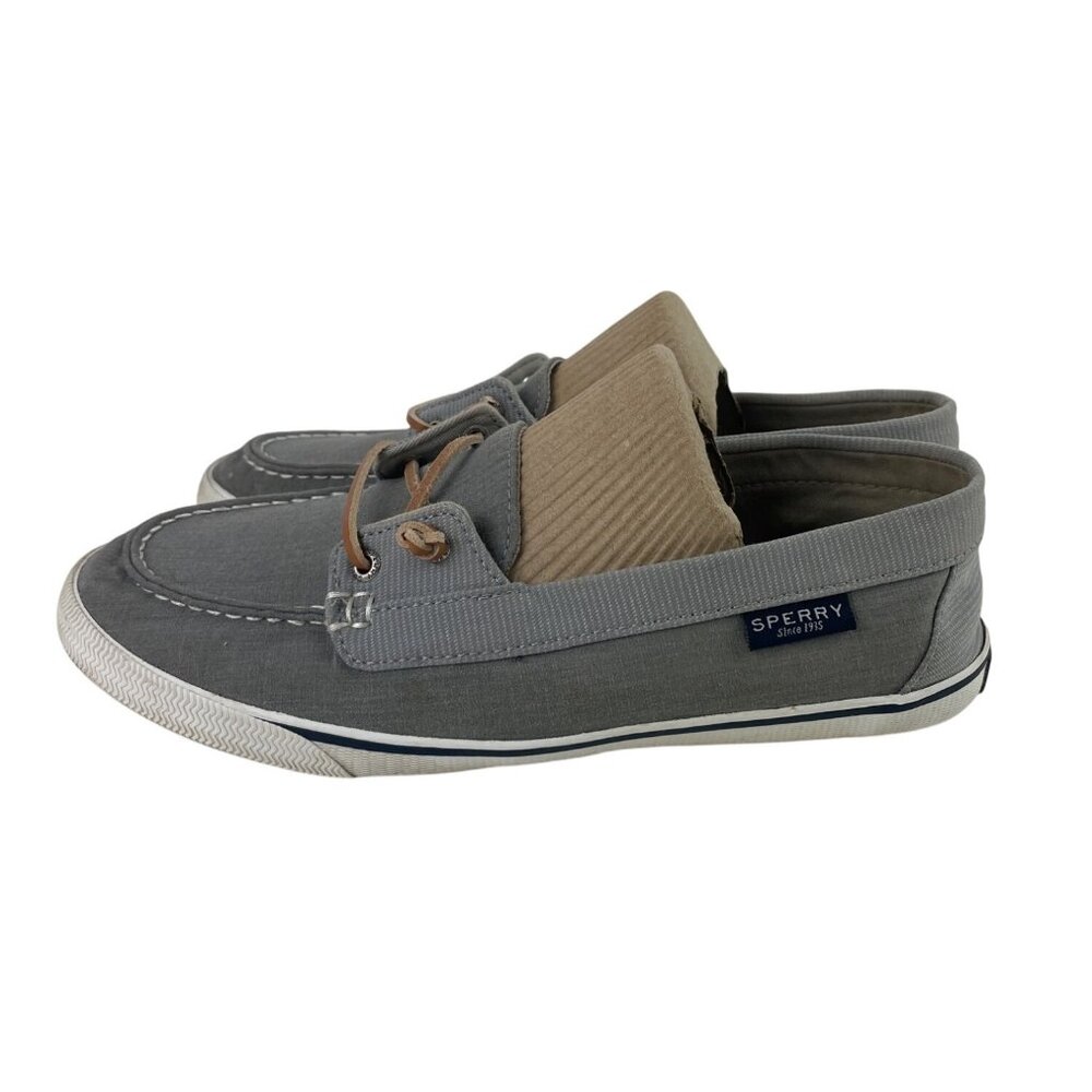 Sperry Shoes Women's Size 9.5 Gray Top Sider Lounge Away Loafer - Picture 1 of 12